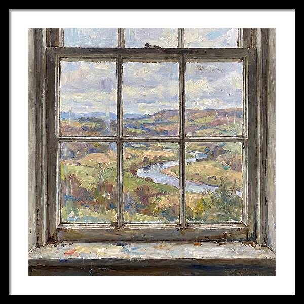 Tranquil Vista Through The Window
