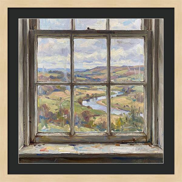 Tranquil Vista Through The Window