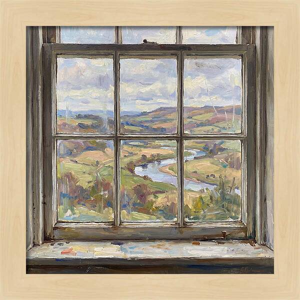 Tranquil Vista Through The Window