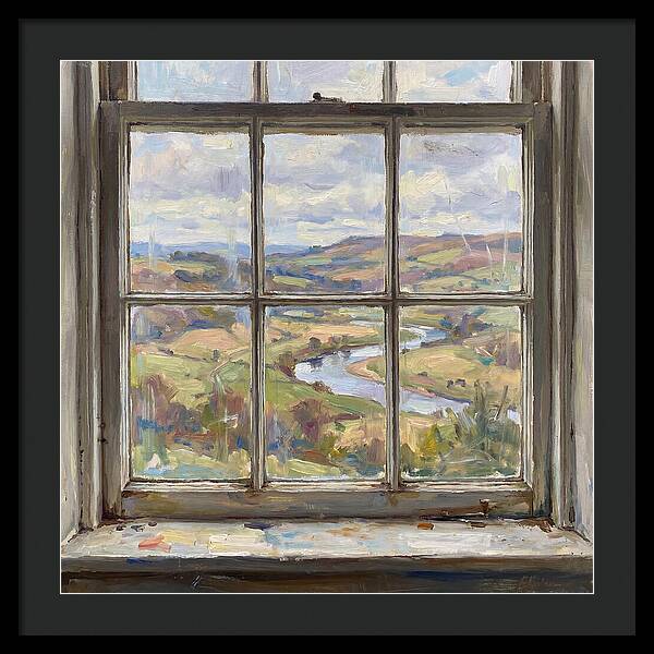 Tranquil Vista Through The Window