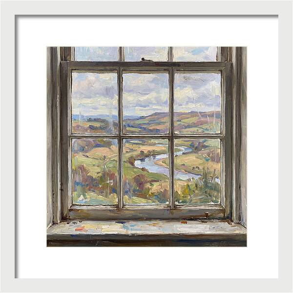 Tranquil Vista Through The Window