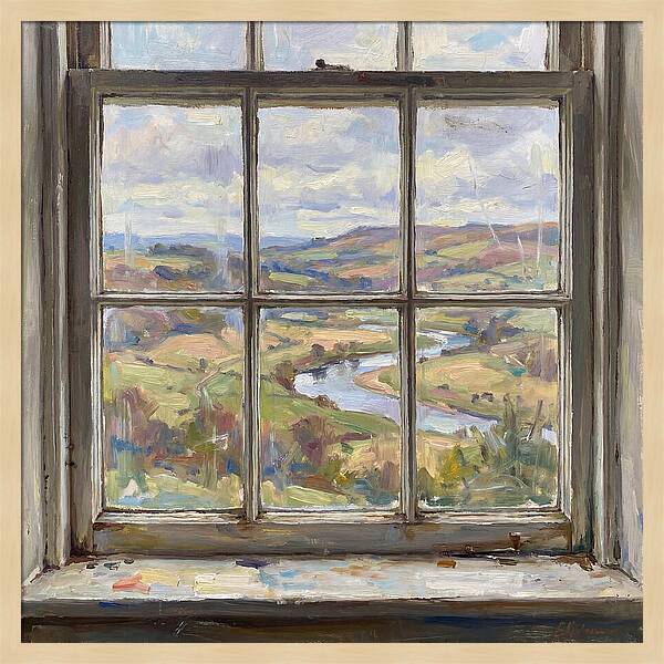 Tranquil Vista Through The Window