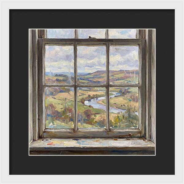 Tranquil Vista Through The Window