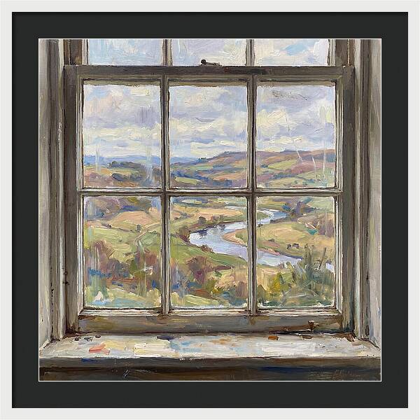 Tranquil Vista Through The Window