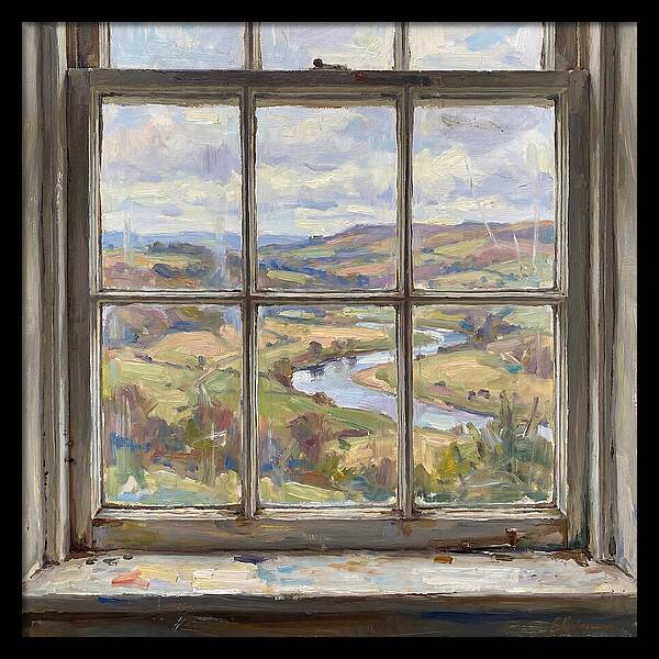 Tranquil Vista Through The Window