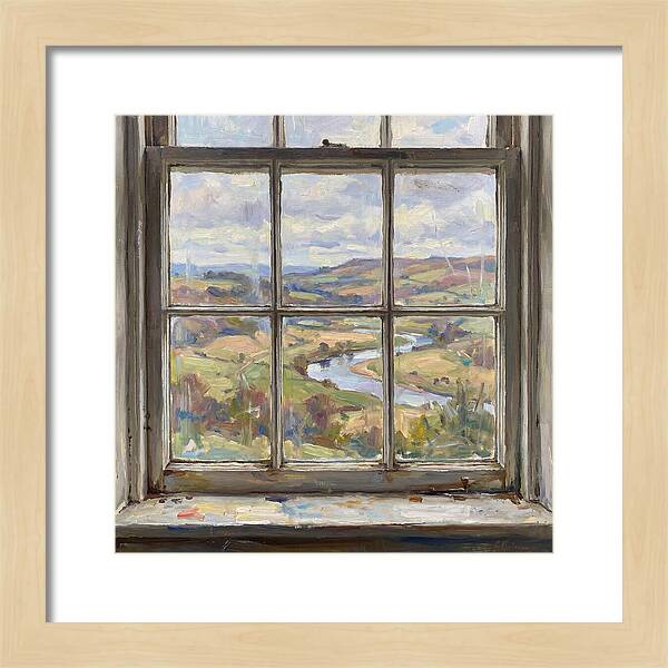 Tranquil Vista Through The Window