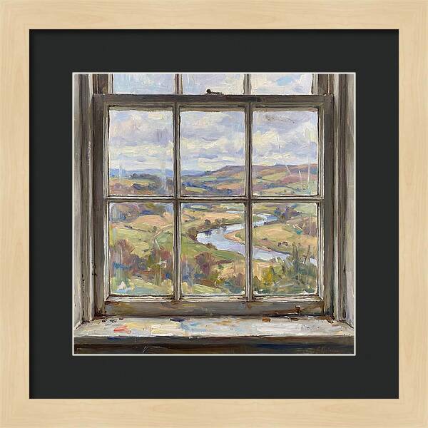 Tranquil Vista Through The Window