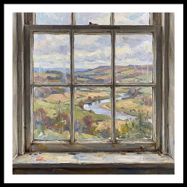 Tranquil Vista Through The Window