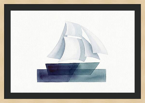 Tranquil Voyage At Sea