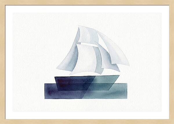 Tranquil Voyage At Sea