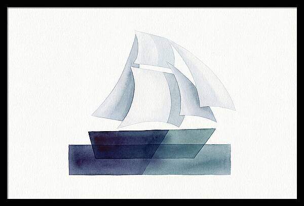 Tranquil Voyage At Sea