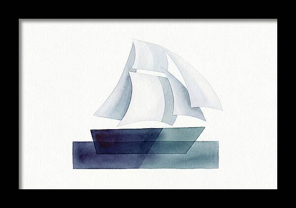 Tranquil Voyage At Sea