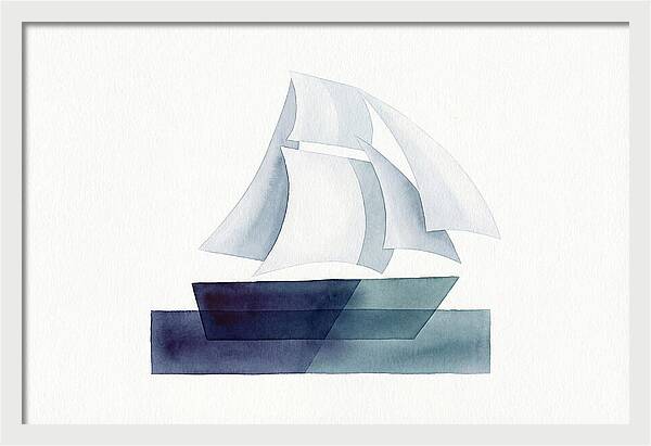 Tranquil Voyage At Sea