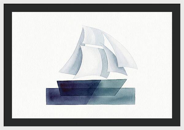 Tranquil Voyage At Sea