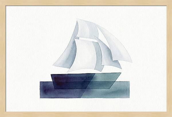 Tranquil Voyage At Sea