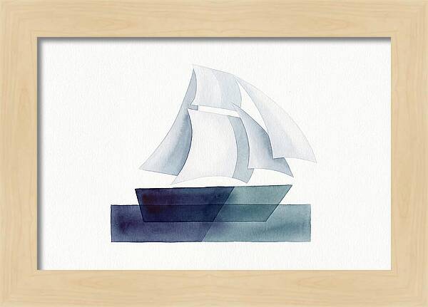 Tranquil Voyage At Sea