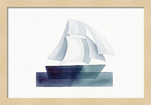 Tranquil Voyage At Sea