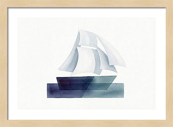 Tranquil Voyage At Sea