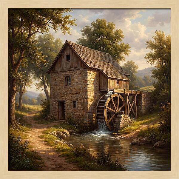 Tranquil Water Mill