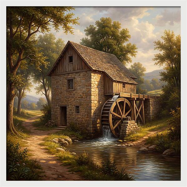 Tranquil Water Mill
