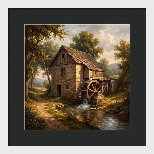 Tranquil Water Mill