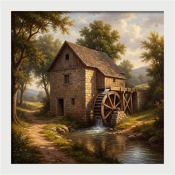 Tranquil Water Mill