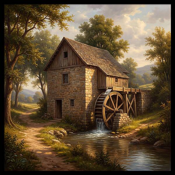 Tranquil Water Mill
