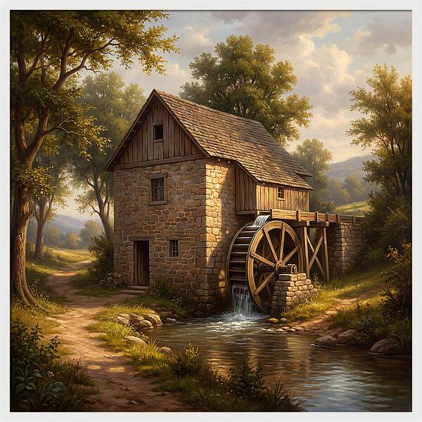 Tranquil Water Mill