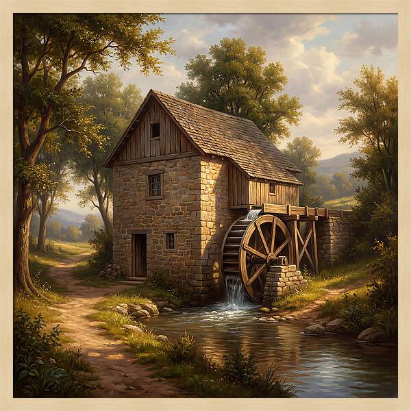 Tranquil Water Mill