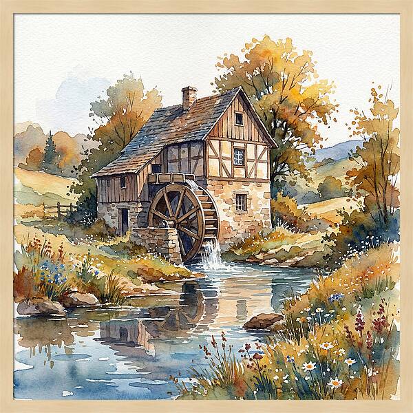 Tranquil Water Mill