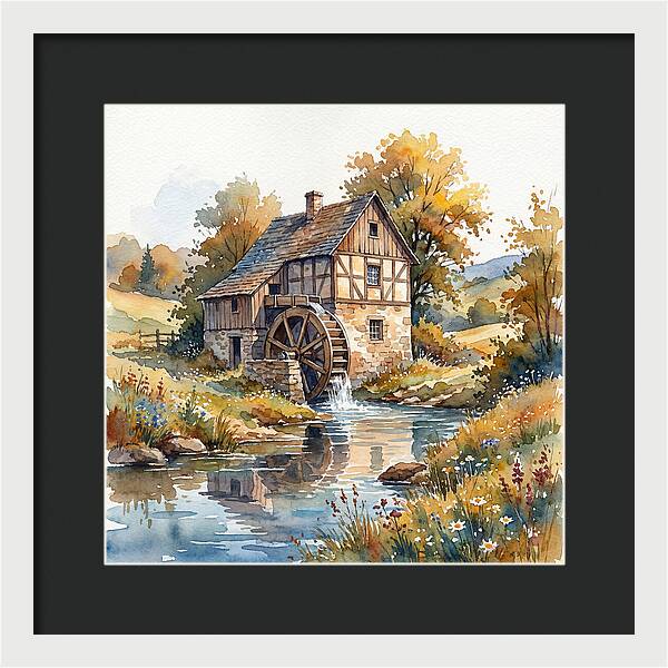 Tranquil Water Mill