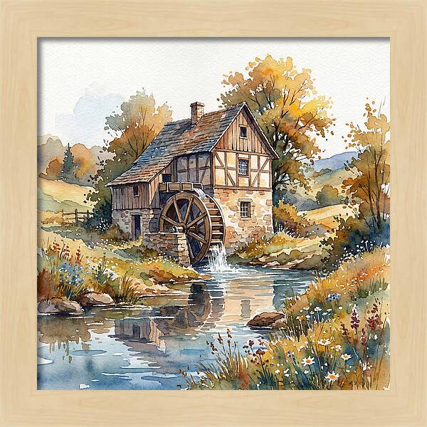 Tranquil Water Mill