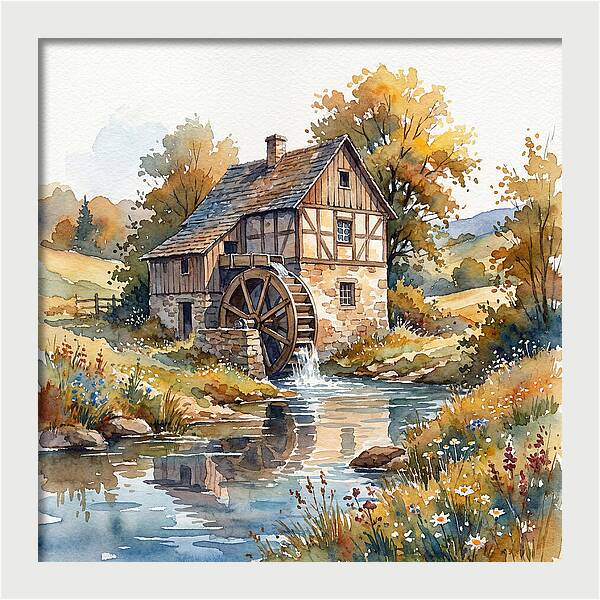 Tranquil Water Mill