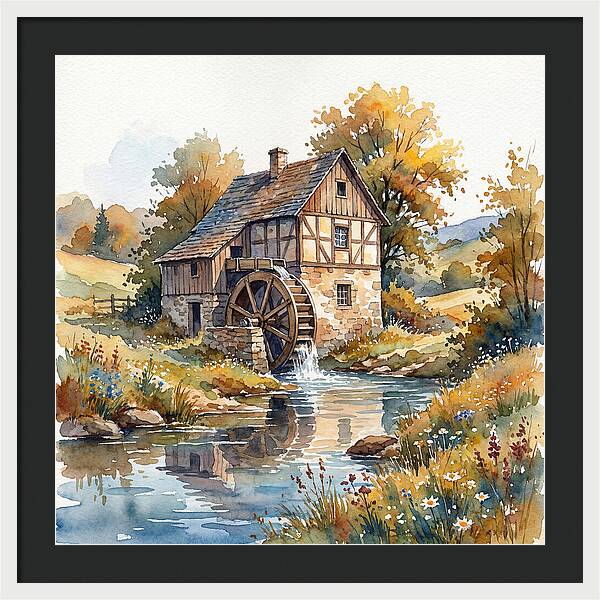 Tranquil Water Mill