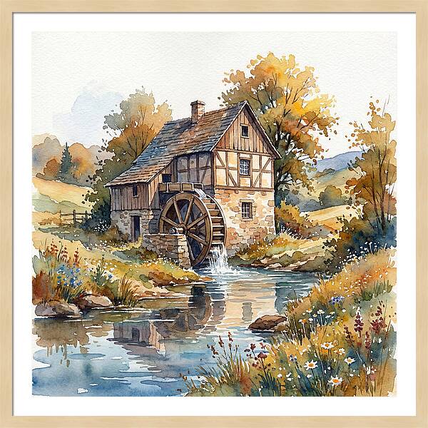 Tranquil Water Mill