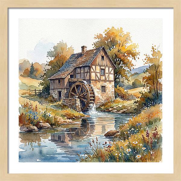 Tranquil Water Mill