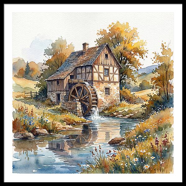 Tranquil Water Mill