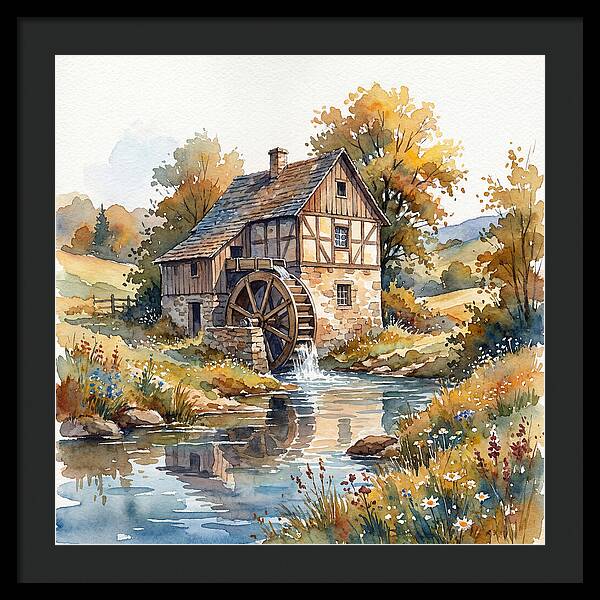 Tranquil Water Mill
