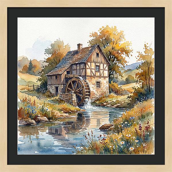 Tranquil Water Mill