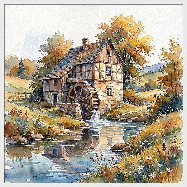 Tranquil Water Mill