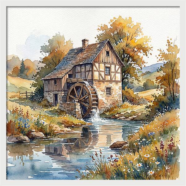 Tranquil Water Mill