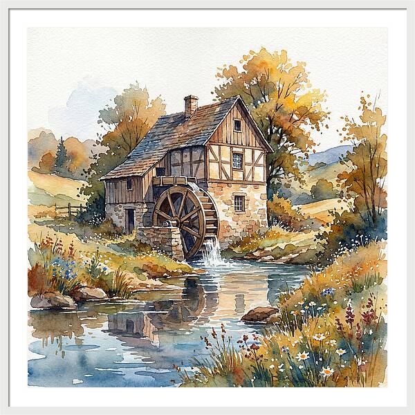 Tranquil Water Mill