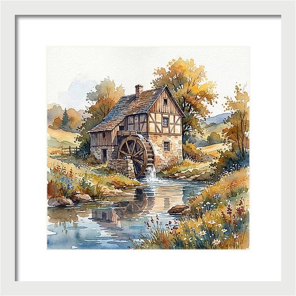 Tranquil Water Mill