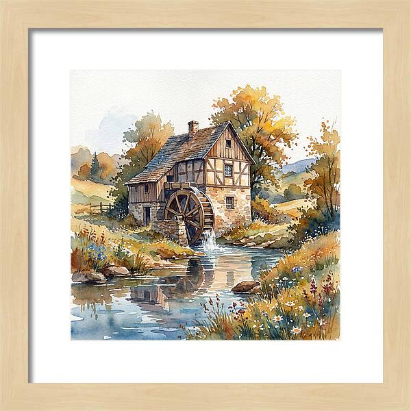 Tranquil Water Mill
