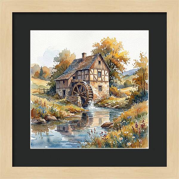 Tranquil Water Mill