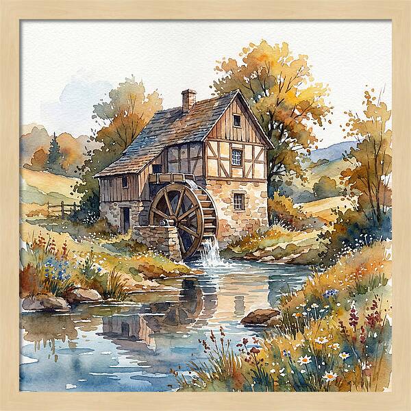 Tranquil Water Mill