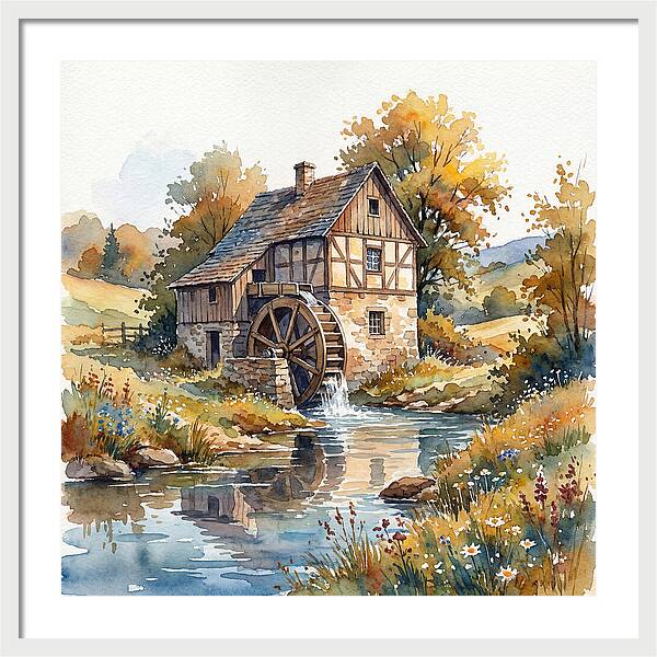 Tranquil Water Mill