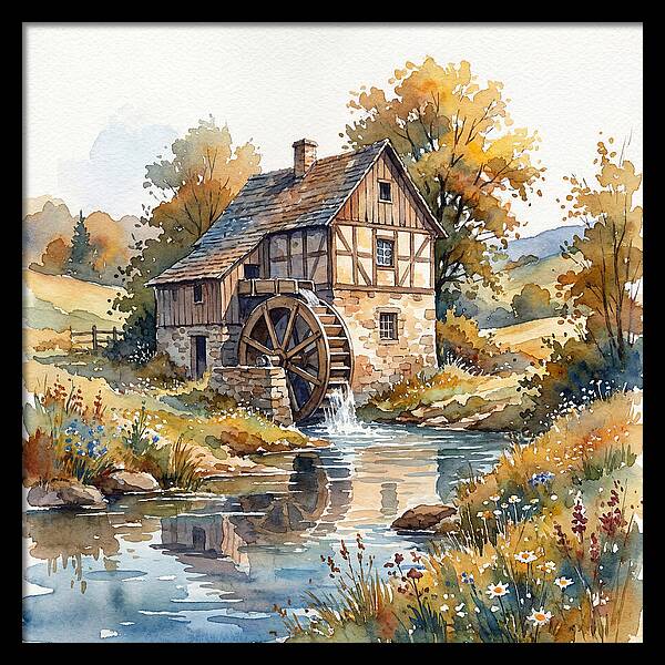 Tranquil Water Mill