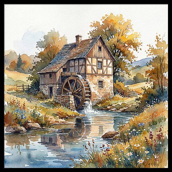 Tranquil Water Mill
