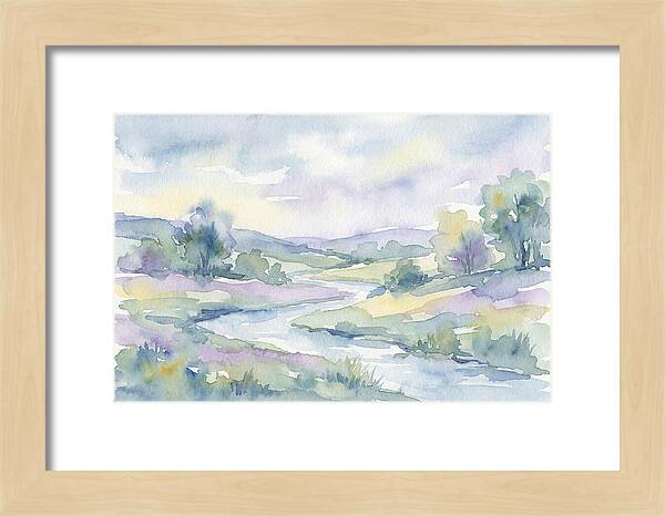 Tranquil Watercolor Landscape